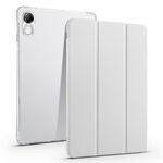 Per Honor Pad X8 Pro / Pad X9 Custodia tablet in pelle TPU trasparente pieghevole a 3 pieghe (grigio)
