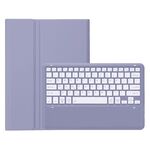 Per Honor MagicPad 13 AH16 Custodia in pelle per tablet con tastiera Bluetooth ultrasottile staccabile in TPU (viola)