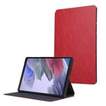 Per Samsung Galaxy Tab A9+ Custodia protettiva in pelle per tablet con vibrazione TPU (rossa)