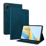 Custodia per tablet in pelle goffrata fiore farfalla per Honor Pad V8 Pro (blu)