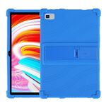 Per Teclast M40 Custodia protettiva per tablet in silicone antiurto con supporto (blu)