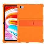 Per custodia protettiva per tablet in silicone antiurto Teclast M40 con supporto (arancione)