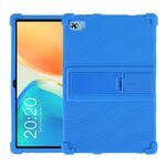 Per Teclast M40 Plus Custodia protettiva per tablet in silicone antiurto con supporto (blu)