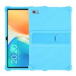 Per Teclast M40 Plus Custodia protettiva per tablet in silicone antiurto con supporto (blu cielo)