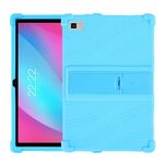 Per Teclast P20 Custodia protettiva per tablet in silicone antiurto con supporto (blu cielo)
