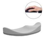 Supporto per polso in silicone Tappetino per mouse Poggiapolsi mobile Poggiamano per ufficio, specifiche: mano sinistra grigia