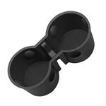 Per Tesla Model Y / 3 Portabicchieri per acqua con controllo centrale del dispositivo limitato (nero)
