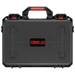 Per DJI Mini 4 Pro STARTRC Drone Kit Scatola di immagazzinaggio valigia ABS impermeabile (nero arancione)