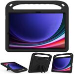 Per Samsung Galaxy Tab S9+ Custodia per tablet antiurto in EVA con supporto (nero)