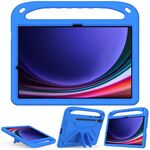 Per Samsung Galaxy Tab S9+ Custodia per tablet antiurto in EVA con supporto (blu)