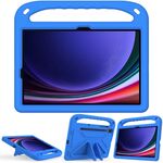 Custodia per tablet antiurto EVA con manico per Samsung Galaxy Tab S9 con supporto (blu)