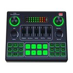 Mixer audio esterno con scheda audio live multifunzionale V9SJ