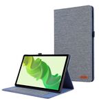 Custodia per tablet in pelle e tessuto Realme Pad 2 (blu)