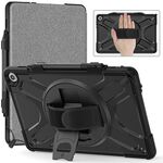 Custodia per tablet antiurto con impugnatura girevole per Amazon Fire Max 11 (nero)