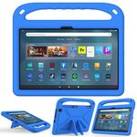 Custodia per tablet antiurto EVA con manico per Amazon Kindle Fire Max 11 con supporto (blu)