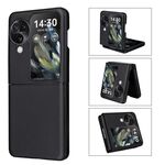 Per OPPO Find N3 Custodia Flip in pelle PU per PC (nera)