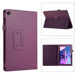 Per Lenovo Tab M10 5G Custodia per tablet in pelle con texture litchi (viola)