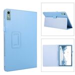 Per Lenovo Xiaoxin Pad Pro 12.7 Custodia per tablet in pelle con texture Litchi (azzurro)