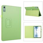Custodia per tablet in pelle con texture litchi per Lenovo Xiaoxin Pad Pro 12.7 (verde)