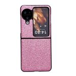 Per OPPO Find N3 Flip Custodia protettiva antiurto con glitter colorati sfumati (viola)