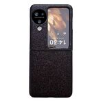 Per OPPO Find N3 Flip Custodia protettiva antiurto con glitter colorati sfumati (nero)