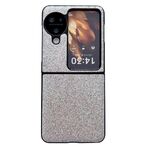 Per OPPO Find N3 Flip Custodia protettiva antiurto con glitter colorati sfumati (grigio)