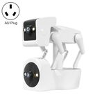 La telecamera WiFi ESCAM PT212 per cani robot con doppia lente da 4 MP supporta l'archiviazione su cloud/audio bidirezionale/visione notturna, specifica: spina AU