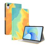 Custodia per tablet in pelle flip con motivo acquerello per Honor Pad X8 Pro/X9 (foglie autunnali)