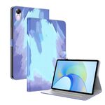 Custodia per tablet in pelle flip con motivo acquerello per Honor Pad X8 Pro/X9 (neve invernale)