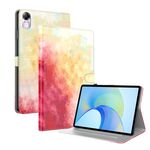 Custodia per tablet in pelle flip con motivo acquerello per Honor Pad X8 Pro/X9 (ciliegio primaverile)
