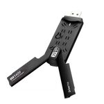 AX5400M 2.4G/5G/6G WIFI 6E Standard USB 3.0 Scheda di rete Ricevitore trasmettitore WIFI (Nero)