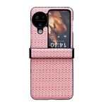 Per OPPO Find N3 Flip Fantasy Weave Pattern Set di tre pezzi Custodia protettiva per telefono (rosa)