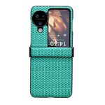 Per OPPO Find N3 Flip Fantasy Weave Pattern Set di tre pezzi Custodia protettiva per telefono (verde)