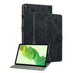 Custodia per tablet in pelle flip con motivo tigre per Realme Pad 2 (nera)