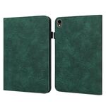 Custodia per tablet in PU con motivo floreale in pizzo per Samsung Galaxy Tab S9 (verde)
