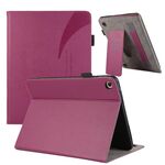Custodia per tablet in pelle con ventosa per Samsung Galaxy Tab A 10.1 2019 T510 (viola)