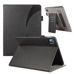 Custodia per tablet in pelle con texture litchi per Nokia T10 8.0 (nera)