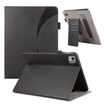 Custodia per tablet in pelle con ventosa per Nokia T21 10.4 2022 (nero)