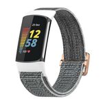Per cinturino per orologio intrecciato in nylon elastico Fitbit Charge 6 (conchiglia)