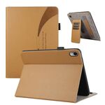 Custodia per tablet in pelle con ventosa per Huawei MatePad 11 2023 (marrone)