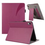 Custodia per tablet in pelle con ventosa per Huawei MatePad 11 2023 (viola)