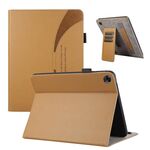 Custodia per tablet in pelle con ventosa per Huawei MatePad T 10 / T 10s (marrone)