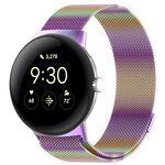Per Google Pixel Watch 2 Cinturino in maglia di acciaio magnetico Milano (colorato)