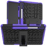 Custodia in TPU con texture per pneumatici Samsung Galaxy Tab S9 + custodia per tablet PC (viola)