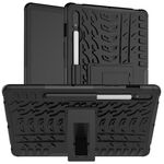 Custodia in TPU con texture per pneumatici Samsung Galaxy Tab S9 + custodia per tablet PC (nera)