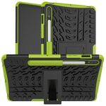 Custodia in TPU con texture per pneumatici Samsung Galaxy Tab S9 + custodia per tablet PC (verde)