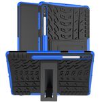 Per Samsung Galaxy Tab S9+ Custodia in TPU con texture pneumatici + tablet PC (blu)