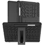 Per Samsung Galaxy Tab S9+ Custodia in TPU con texture pneumatici + tablet PC (nera)