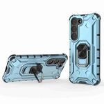 Custodia per telefono con supporto ad anello per Samsung Galaxy S23 5G Ice Armor Series (blu)