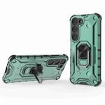 Custodia per telefono con supporto ad anello per Samsung Galaxy S23 5G Ice Armor Series (verde)